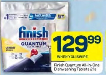 Pick n Pay Finish Quantum All-in-One Dishwashing Tablets 21s offer