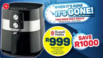 Pick n Pay Purifry Fit Air Fryer 3 Litre offer