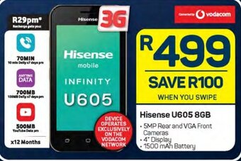 Pick n Pay Hisense U605 8GB offer