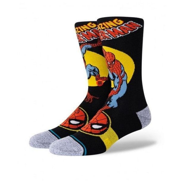 The Cross Trainer Stance spider man marquee  crew socks offer