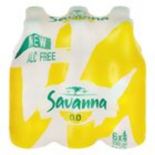 Savanna alcoholic free lemon nrb 330ml x 6 offer at Pick n Pay Liquor
