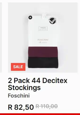 2 pack 44 decitex stockings