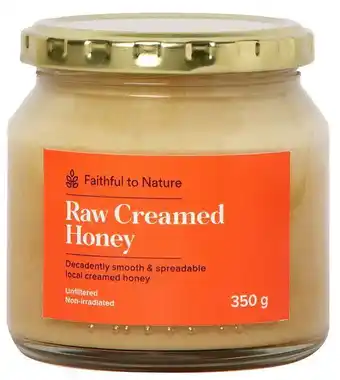Faithful to Nature Faithful to nature raw creamed honey offer