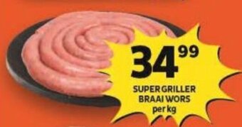 SUPER GRILLER BRAAI WORS per kg