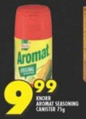 Shoprite Knorr Aromat Seasoning Canister 75g offer