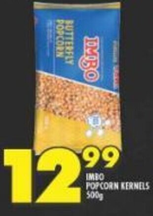 Shoprite IMBO POPCORN KERNELS 500g offer