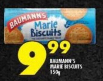 Shoprite BAUMANN'S MARIE BISCUITS 150g offer