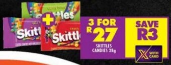 Shoprite SKITTLES CANDIES 38g offer