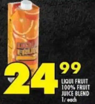 Shoprite LIQUI FRUIT 100% FRUIT JUICE BLEND 1L each offer