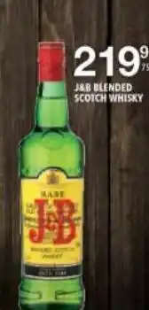Shoprite Whiskey j&b offer