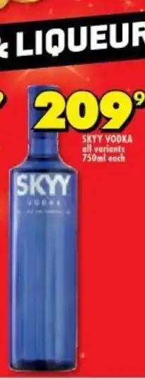 Shoprite Vodka skyy offer