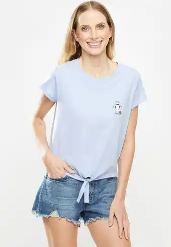 Superbalist Tie front graphic tee - blue offer