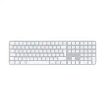 Incredible Connection Apple magic keyboard with touch id and numpad white offer
