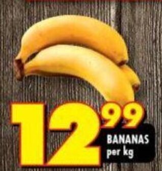 Shoprite BANANAS per kg offer