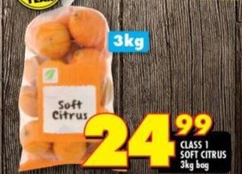 Shoprite CLASS 1 SOFT CITRUS 3kg bag offer