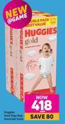 Game Huggies gold giga bag assorted sizes-each offer