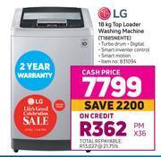 Game Lg 18kg top loader washing machine t1885nehte offer