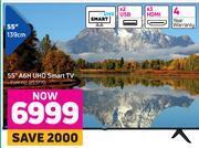 Game Hisense 55 (139cm) a6h uhd smart tv offer