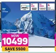 Game Hisense 70 (177cm) uhd smart tv offer
