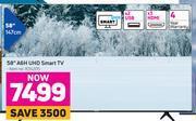 Game Hisense 58 (147cm) a6h uhd smart tv offer