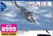 Game Samsung 58 (147cm) cu7000 crystal uhd 4k tv offer