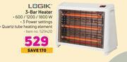 Game Logik 3 bar heater offer
