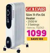 Game Goldair slim 11 fin oil heater offer