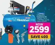 Game Tradeair 3 piece 50l compressor kit offer