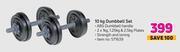 Game Trojan 10kg dumbbell set offer