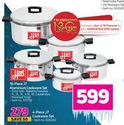 Game Hart 10 piece j7 aluminium cookware set offer