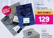 Game Mainstays towel set-3 per pack offer