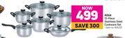 Game Koga 12 piece stainless steel cookware set offer