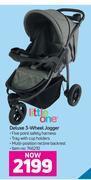 Game Little one deluxe 3 wheel jogger offer
