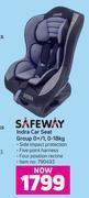 Game Safeway indra car seat (group 0+/1, 0-18kg) offer