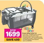 Game Little one dream baby camp cot offer