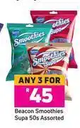 Game Beacon smoothies supa assorted-for any 3 x 50's pack offer