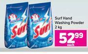 Game Surf hand washing powder-2kg each offer