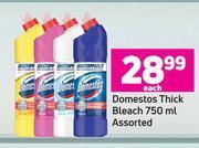 Game Domestos thick bleach assorted-750ml each offer