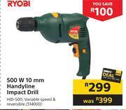 Builders Warehouse Ryobi 500w 10mm handyline impact drill offer