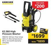 Karcher k2.360 high pressure washer