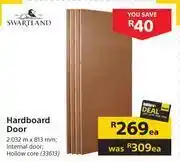 Builders Warehouse Swartland hardwood door-each offer