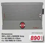 AutoZone Ra 300 x 240 x 5000w amp ref.raed5000-each offer