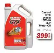 AutoZone Castrol gtx diesel 15w-40 motor oil (ctl.11304810)-5l each offer