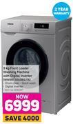 Game Samsung 9kg front loader washing machine with digital inverter ww90t3040bs/fa offer