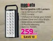 Game Magneto rechargeable led lantern-each offer