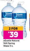 Game Aquelle natural still spring water-for 2 x 5l offer