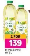 Game B-well canola oil-for 2 x 2l offer
