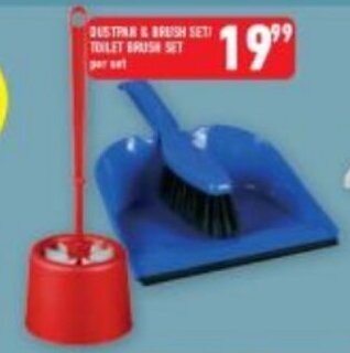 Shoprite Dustpile & Brush Set Toilet Brush Set offer