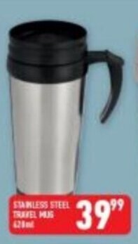 Shoprite STAINLESS STEEL TRAVEL MUG offer