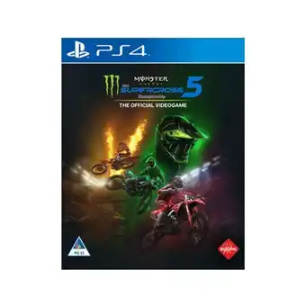 Monster energy supercross 5: the official videogame (ps4)